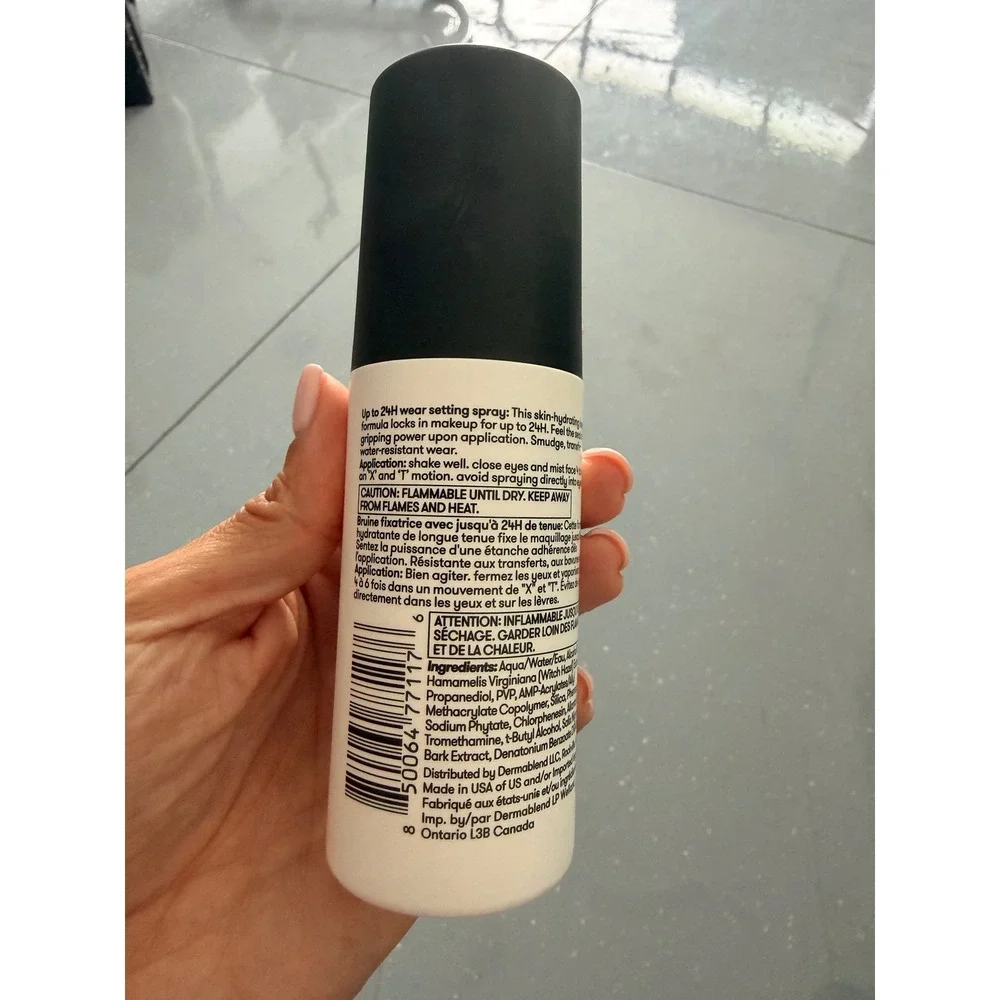 Dermablend Lock and Last Water-Resistant Setting Spray 3.4oz 24H Wear